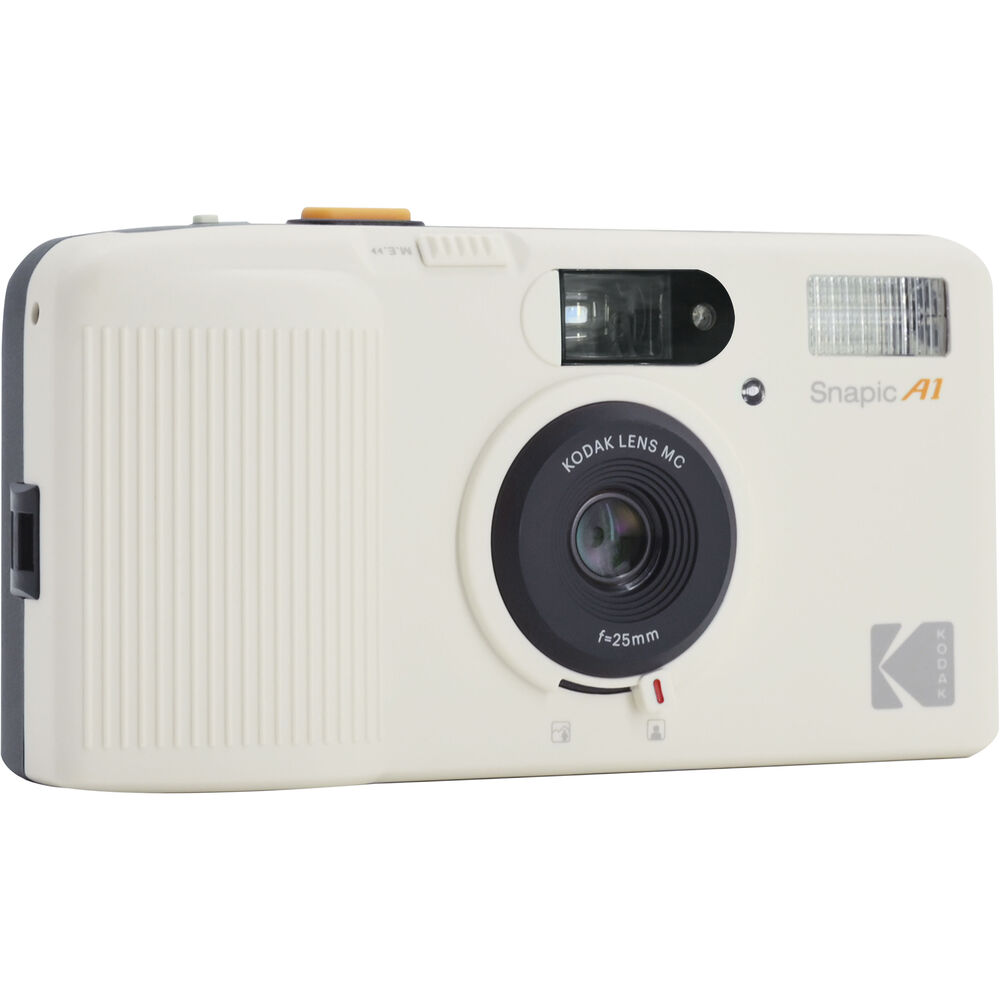 Kodak Snapic A1 35mm Film Camera (Ivory White) – Old School Photo