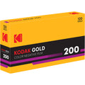 Kodak Eastman Gold 200 Color Negative Film (120 Roll Film, Pack-break single)