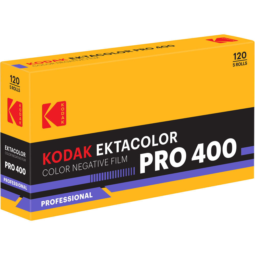 Kodak Ektacolor Pro 400 Color Negative Film (120 Roll Film, Pack-break single)