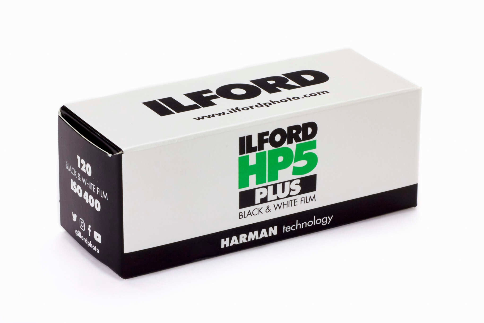 Ilford HP5 Plus Black and White Negative Film (120 Roll Film)