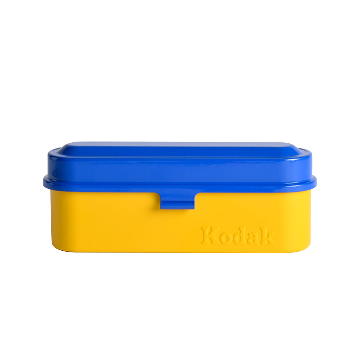 Kodak Steel 135 Film Case - Blue Lid / Yellow Body