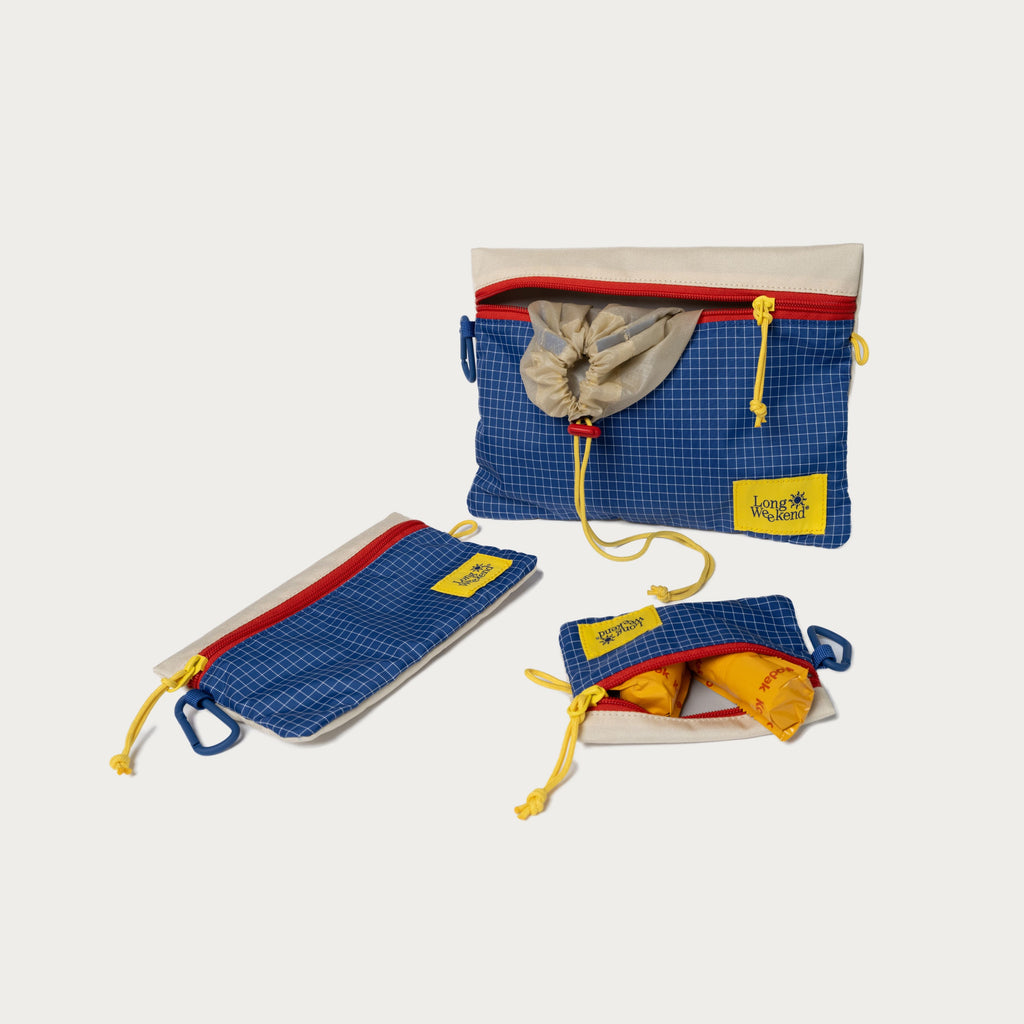 Moment Long Weekend Everyday Zip Pouch in Creme Multi
