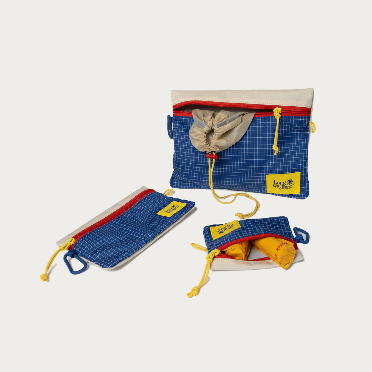 Moment Long Weekend Everyday Zip Pouch in Creme Multi
