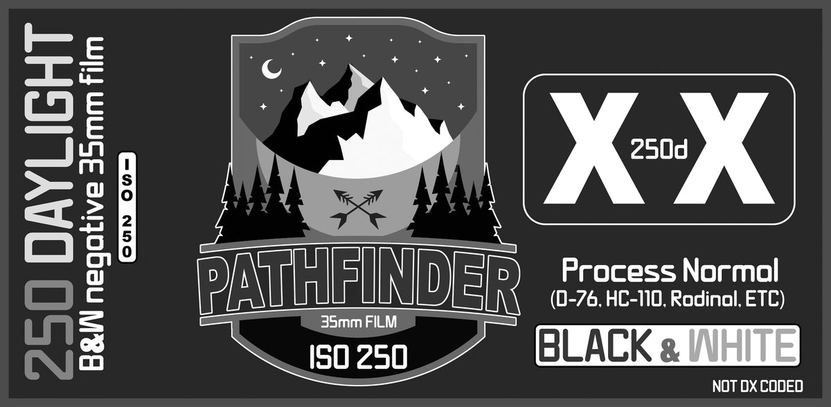 Pathfinder X 250D X black and white 35mm film