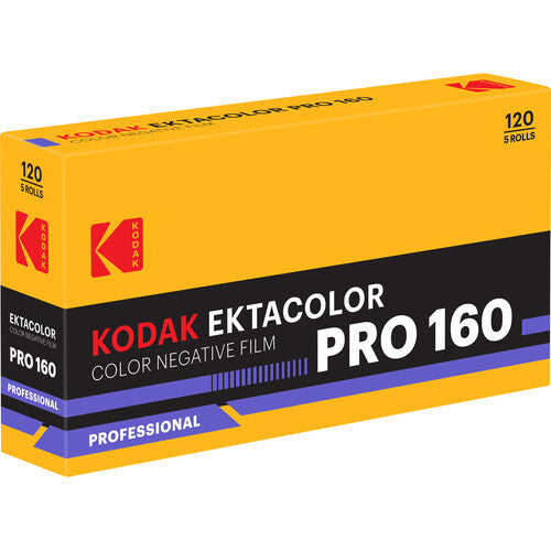 Kodak Ektacolor Pro 160 Color Negative Film (120 Roll Film, Pack-break single)